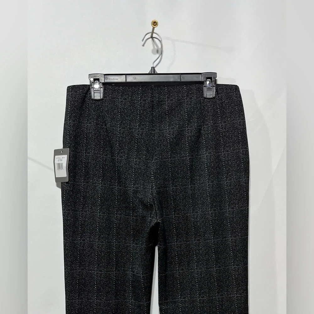 NWT Lysse Tall Black Plaid Pull On Wide Leg Pants XL - Picture 4 of 9
